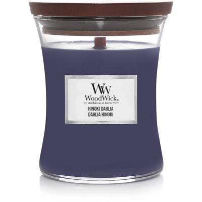 WoodWick hinoki dahlia medium candle
