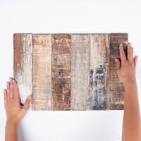 Wandtegel Colonial Nature Glans 7.5x30 cm Glans Bruin Jabo - thumbnail