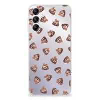 TPU bumper voor Samsung Galaxy A14 5G Poep Emojis - thumbnail