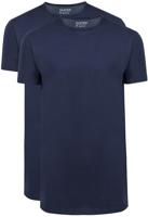 Slater T-Shirt Basic Fit Extra Long Navy Two Pack ( art 7710) - thumbnail