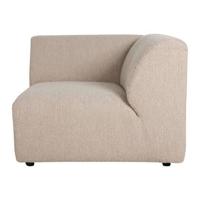 HKliving Jax bank Right End Boucle Taupe - thumbnail