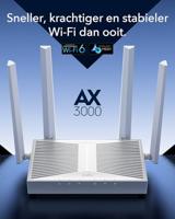 Cudy WR3000E AX3000 Gigabit Dual Band Wi-Fi 6 Mesh Router, MU-MIMO, OFDMA, WireGuard, OpenVPN, WPA3, Cudy Mesh en APP ondersteund - thumbnail