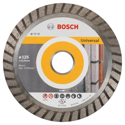 Bosch Professional Standard for Universal Turbo Diamantdoorslijpschijf 125x22,23mm - 2608602394