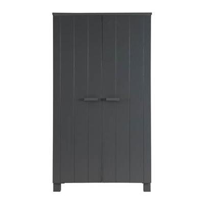 WOOOD Opbergkast 'Dennis' kleur Donkergrijs