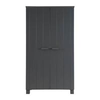 WOOOD Opbergkast 'Dennis' kleur Donkergrijs - thumbnail