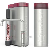 Quooker Classic Fusion Square Keukenkraan Set - Kokend Warm- en Koud Water - RVS - Inclusief PRO3 Reservoir & CUBE - Direct Gekoeld Bruisend Water - thumbnail
