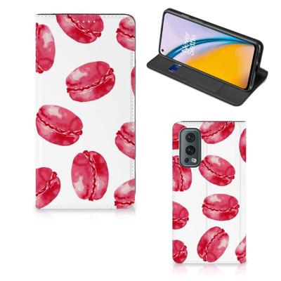 OnePlus Nord 2 5G | Flip Style Cover | Pink Macarons