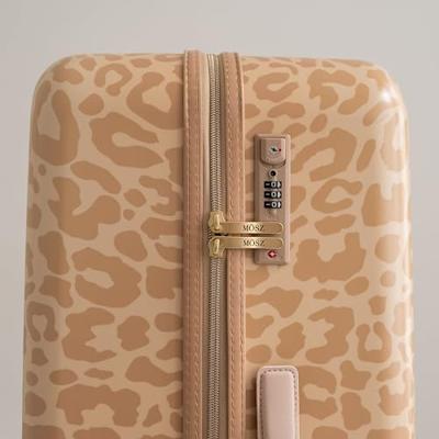 MOSZ Lauren Hand Luggage Suitcase 55cm-Beige Leopard