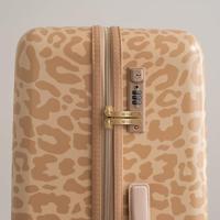 MOSZ Lauren Hand Luggage Suitcase 55cm-Beige Leopard - thumbnail