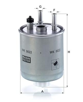 Brandstoffilter WK9022