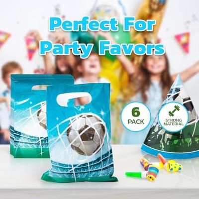 Globos Feestzakjes voetbal fans, 6st.