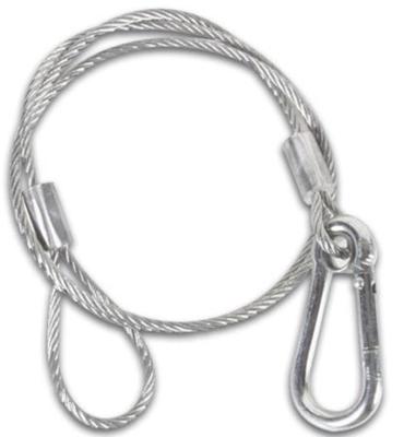 Veiligheidskabel met pvc-mantel max. belasting 50 kg Velleman - Velleman