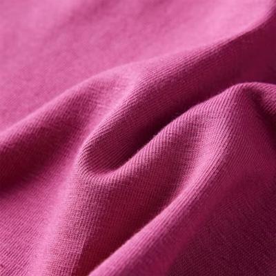 Kindershirt met lange mouwen paardenprint 116 frambooskleurig Kindershirt met lange mouwen paardenprint 116 frambooskleurig