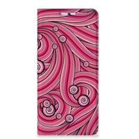 Xiaomi 11T | Xiaomi 11T Pro | Bookcase | Swirl Pink - thumbnail