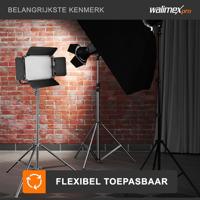 Walimex Pro 14776 Lampstatief Werkhoogte 93 - 260 cm Incl. tas - thumbnail