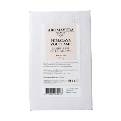Himalaya zoutlamp wit 2-3kg 1 Stuks
