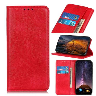 Magnetische Crazy Horse textuur horizontale Flip lederen case voor iPhone 11 Pro Max met houder & kaartsleuven & portemonnee (rood)