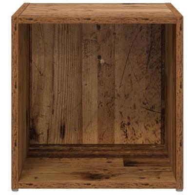 TV-kast met opslag 2 pcs Bruin 37 x 35 x 37 cm Bewerkt hout TV-kast met opslag 2 pcs Bruin 37 x 35 x 37 cm Bewerkt hout