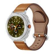 Classic leren band - Bruin - Samsung Galaxy Watch 8 - 40mm / 44mm