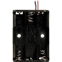 Velleman BH431A Batterijhouder Aantal cellen: 3 AAA (potlood) Kabel (l x b x h) 53 x 38 x 13 mm - thumbnail