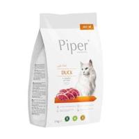 PIPER Animals with fresh duck - droog kattenvoer - 3kg - thumbnail