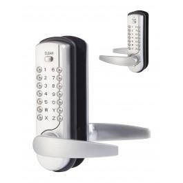 Maasland codeslot NK7500, mechanisch, mat zilver