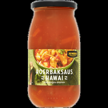Jumbo Roerbaksaus Hawai met Stukjes Ananas 490 g Jumbo Roerbaksaus Hawai met Stukjes Ananas 490 g