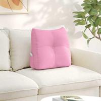 VidaXL Rugkussen roze 45 x 24 x 50 cm stof - thumbnail