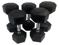 Tunturi Hexa Dumbellset 12-20 kg - thumbnail