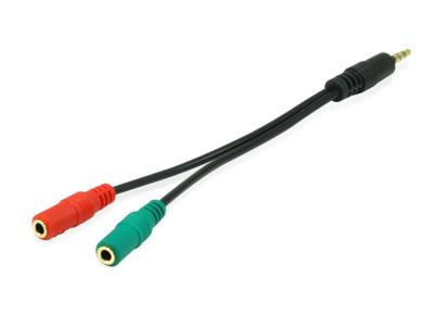 Equip 147943 audio kabel 1,5 m 2 x 3.5mm 3.5mm Zwart