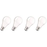 OSRAM HOMELIGHTING 4058075819511 LED-lamp Energielabel F (A - G) B22d Peer 8.5 W = 60 W Warmwit (Ø x h) 60 mm x 107 mm Niet dimbaar 4 stuk(s) - thumbnail