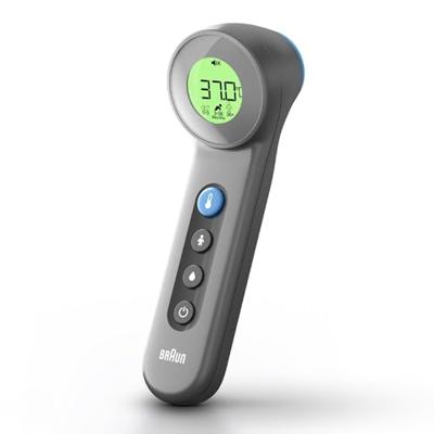Braun No touch + touch schwarz Koortsthermometer Meten zonder aanraking