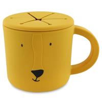 Trixie snackbeker - mr. lion - snack cup - kinderservies - voor baby's vanaf 4 maanden - van siliconen - geschikt voor de vaatwasser - thumbnail