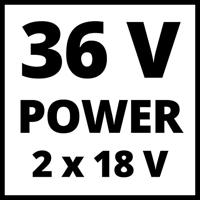 Einhell GE-CM 36/34-1 Li-Solo Power X-Change Accu-grasmaaier Accu In hoogte verstelbare greep 18 V Snijbreedte max. 33.5 cm Geschikt voor 200 m² - thumbnail