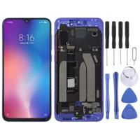 LCD-scherm en digitizer volledige montage met frame voor Xiaomi mi 9 SE (blauw) - thumbnail
