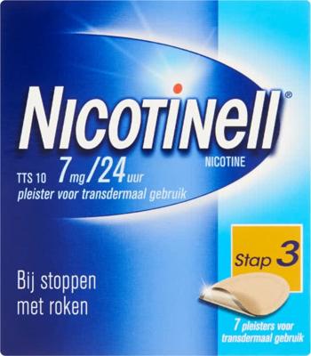 Nicotinell Pleisters 7 mg - voor stoppen met roken