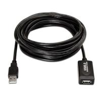 AISENS A101-0018 - USB-kabel (5 m, USB A, USB A, 2.0, zwart) - thumbnail