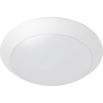LED Plafondlamp met Sensor - Badkamerlamp - Brinton Aquin - Waterdicht IP65 - E27 Fitting - Opbouw - Rond - Wit