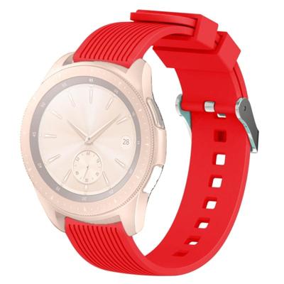 Verticale Nerf polsband horlogeband voor Galaxy Watch 42mm (rood)
