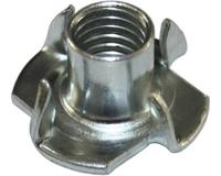 inslagmoer voor hout M6 elvz | 200 Stuk stuks - thumbnail