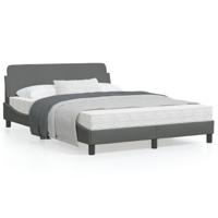 Bedframe zonder matras 120x200 cm stof donkergrijs - thumbnail