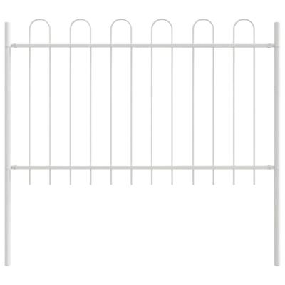 VidaXL Tuinhek wit 1,7 x 1,2 m poedercoating staal