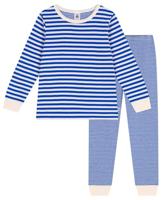 Pyjama kind in tube PETIT BATEAU blauw - thumbnail