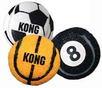 Hond Sport net a 3 sportballen medium Kong Gebr. de Boon - Kong - thumbnail