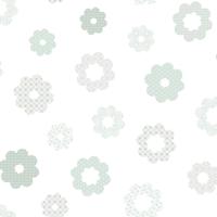 Dutch Wallcoverings Joy - Bloemen - Wit/Mintgroen - thumbnail