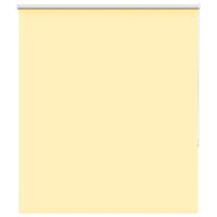 VidaXL Rolgordijn verduisterend 135x150 cm stofbreedte 131,6 cm geel - thumbnail