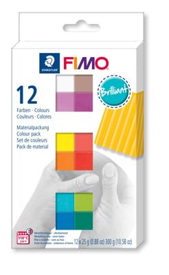FIMO® soft, multicolour, 12x25 gr/ 1 doos
