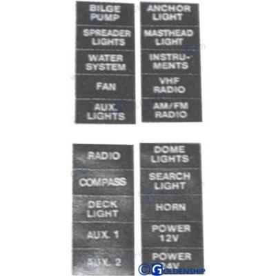 GS41466 - ZWARTE PANEELLABELS