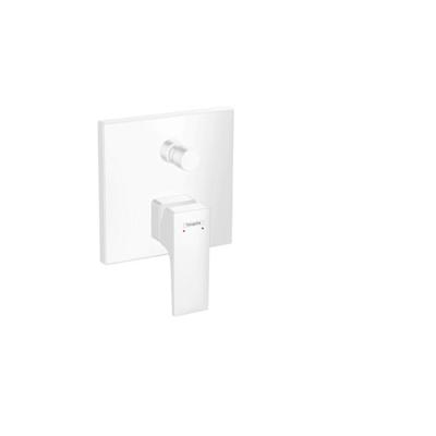 Hansgrohe Metropol ééngreeps badmengkraan afbouwdeel met rechte greep en zekerheidscombinatie, mat wit