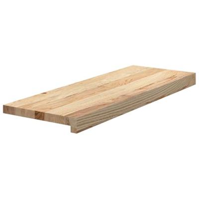 Traptreden 2 st 70x30x2 cm onbehandeld massief eikenhout